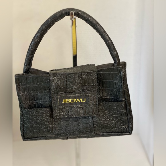 Faux Crocodile Soft Body Handbag - Picture 6 of 6